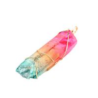 Quartz Necklace, with Tibetan Style, irregular, gold color plated, Unisex, more colors for choice, 35-60mm, Length:Approx 19.69 Inch, Sold By PC
