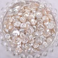 Naturel d'eau douce perles, perle d'eau douce cultivée, DIY, blanc, 5-6mm, 5PC/sac, Vendu par sac