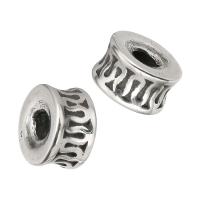 Stainless Steel Spacer Beads, original color, 8x4x4mm, Hole:Approx 3mm, 10PCs/Lot, Sold By Lot