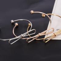 Zinc Alloy Cuff Bangle plated fashion jewelry & for woman 60mm Sold By PC