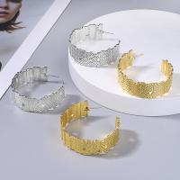 Boucle d'oreille dormeuse en alliage de zinc, bijoux de mode & pour femme, plus de couleurs à choisir, 45x15mm, Vendu par paire