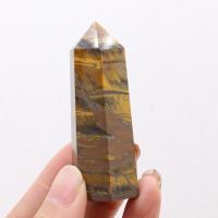 Tiger Eye Point Decoration 25-30x60-80mm Sold By PC