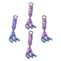 Zinc Alloy Pendants Claw plated mixed colors Sold By PC