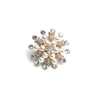 lega in zinco Aprire l'anello di barretta, gioielli di moda & per la donna, color platino, 52x52mm, Venduto da PC