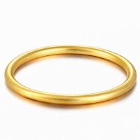 Brass Bangle plated fashion jewelry & Unisex golden Sold By Lot