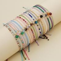 Seedbead Bracelet with Lampwork fashion jewelry & for woman Length 28 cm Sold By Lot