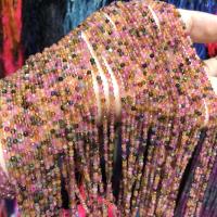 Gemstone Jewelry Beads Tourmaline Round DIY & faceted mixed colors Sold Per Approx 15 Inch Strand