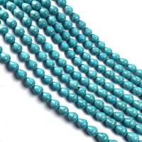 Synthetische Türkis Perle, Tropfen, DIY & verschiedene Größen vorhanden, gemischte Farben, verkauft per ca. 14.7 ZollInch Strang