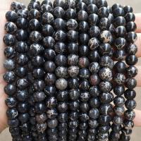 Impression Jasper Beads Round DIY Sold Per Approx 15 Inch Strand