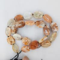 Agat perler, Agate, Oval, 7x15x20mm, 5Strands/Bag, Solgt af Bag