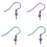 Zinc Alloy Earring Hook colorful plated vintage nickel lead & cadmium free Sold By PC