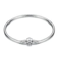 Titanium Steel Bracelet & Unisex & snake chain 3mm Sold By PC