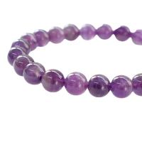 Amethyst Bracelet, polished, Unisex, purple, Length:18 cm, Sold By PC