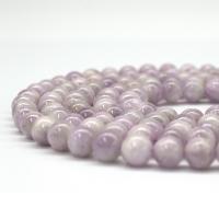 Kunzite Beads Round polished DIY purple Sold Per 38 cm Strand