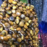 Tigerauge Perlen, Unregelmäßige, DIY, gemischte Farben, 8x10mm, verkauft per 38 cm Strang