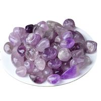 Amethyst Decoration, irregular, polished, different size for choice, light purple, Sold By Bag