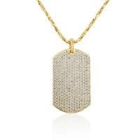 Brass Sweater Necklace, gold color plated, Unisex & with rhinestone, nickel, lead & cadmium free, 22.50x38mm, Length:Approx 19.69 Inch, Sold By PC