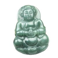 Jadeite Pendant Guanyin polished green Sold By PC