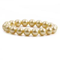 Shell Pearl Βραχιόλι, Γύρος, κοσμήματα μόδας, περισσότερα χρώματα για την επιλογή, 10mm, Sold Per 7.5 inch Strand