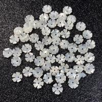 Natural White Shell gyöngyök, Virág, DIY, fehér, 10mm, Által értékesített PC