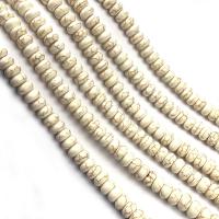 Howlite Beads, Abacus, DIY & different size for choice, white, Sold Per Approx 13.7 Inch Strand
