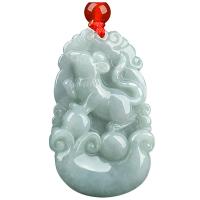 Jadeite Pendant, Unisex & different designs for choice, more colors for choice, 25x40x6.50mm, Sold By PC