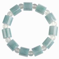 Jadeite Bracelet Unisex light blue 13mm Length Approx 7.09 Inch Sold By PC