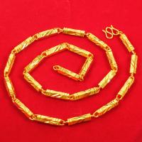 Mässing Chain Necklace, guldfärg pläterade, mode smycken, gyllene, Säljs av PC