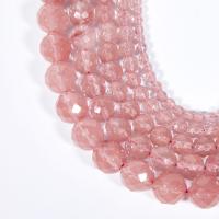 Cherry Quartz Beads, Round, polished, DIY & different size for choice & faceted, cherry quartz, Sold Per Approx 14.1 Inch Strand