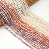 Cultured Potato Freshwater Pearl Beads, DIY, more colors for choice, 3-3.5mm, Sold Per Approx 15 Inch Strand