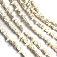 Howlite Beads Tower DIY white Sold Per Approx 15 Inch Strand