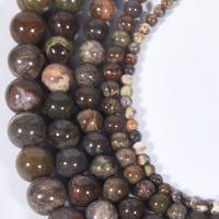 Ocean Agate Beads, Round, polished, DIY & different size for choice, mixed colors, Sold Per Approx 14.1 Inch Strand