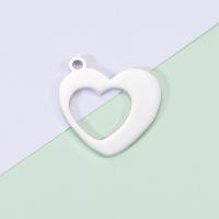 Stainless Steel Heart Pendants, plated, fashion jewelry, more colors for choice, nickel, lead & cadmium free, 26x3x25mm, Sold By PC