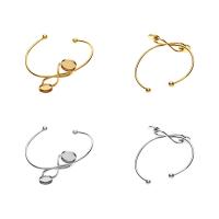 Brass Bangle Cuff Findings, plated, Unisex, more colors for choice, 12mm, 2PCs/Bag, Sold By Bag