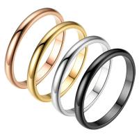 Titan Edelstahl Ringe, Titanstahl, plattiert, unisex & verschiedene Größen vorhanden & verschiedene Stile für Wahl, Größe:6-10, verkauft von PC