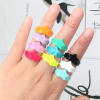 Brass Open Finger Ring, stoving varnish, for woman, more colors for choice, nickel, lead & cadmium free, 11mm, Sold By PC