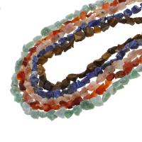 Perles bijoux en pierres gemmes, pierre gemme, Irrégulière, DIY, plus de couleurs à choisir, 72x12x6mm, Vendu par 38 cm brin