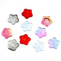 Fashion Glass Beads, Flower, DIY, more colors for choice, 12x12x3mm, 1000PCs/Bag, Sold By Bag