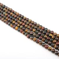 Natural Tiger Eye Beads Round DIY mixed colors Sold Per 38 cm Strand