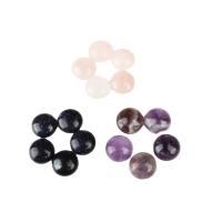 Cabochons en pierres précieuses, pierre gemme, Rond, poli, bijoux de mode & DIY, plus de couleurs à choisir, 15x6mm, Vendu par PC