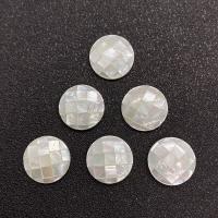 White Lip Shell Beads, Round, DIY & mosaic & different size for choice, white, Sold By Strand