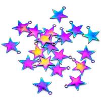 Zinc Alloy Jewelry Necklace Star colorful plated Unisex nickel lead & cadmium free Length Approx 17.72 Inch Sold By PC