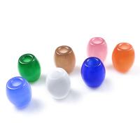 Cats Eye Spacer Bead, Drum, DIY, more colors for choice, 15x17mm, Sold By PC