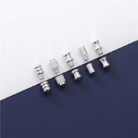 925 Sterling Silver Screw Clasp DIY Approx 1.1mm Sold By PC