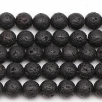 Natural Lava Beads, DIY & different size for choice, Sold Per 38-40 cm Strand