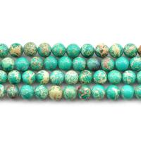 Impression Jaspis Perle, rund, DIY & verschiedene Größen vorhanden, verkauft per ca. 38-40 cm Strang