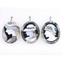 Shell Pendants Zinc Alloy with Shell Sold By PC