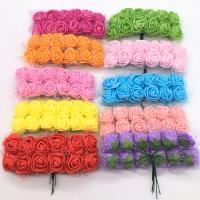 Artificial Flower Home Decoration, PE Plastic, Bouquet, handmade, more colors for choice, 25mm, 144PCs/Bag, Sold By Bag