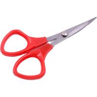Scissors, Plastic, with Steel, mixed colors, 105x6mm, Sold By PC