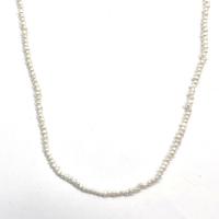 Tlačítko kultivované sladkovodní Pearl Beads, DIY, bílý, 2.5-3mm, Prodáno za 14.96 inch Strand